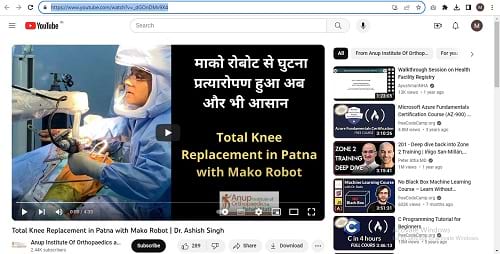 best robotic knee surgeons